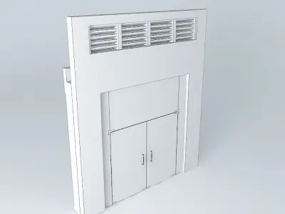 Main door for flat 3D model