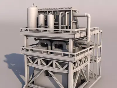 Small Factory 3D print model