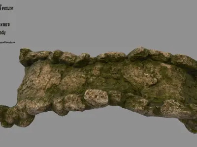 old bridge 1 Low-poly 3D model