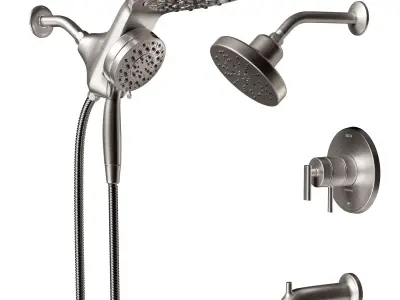 Delta Faucet Shower Set 3D model