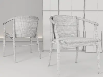 Chair Jens SJ61B 3D model