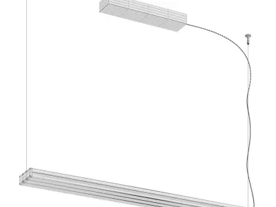 Fabbian LIGHT GLIDE Hanging lamp 3D model