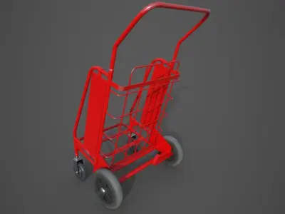 Transport Cart PBR 3D model 3D model