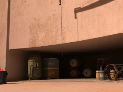 Mos Eisley Docking Bay 94 3D model