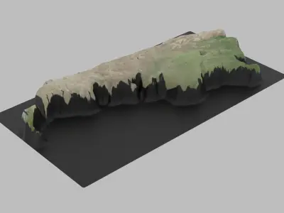 Argentina Map Low-poly 3D model