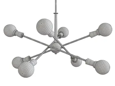 Armstrong Chandelier Low-poly 3D model