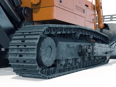 Generic Bulldozer 3D model