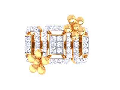   Women Ring MTL 3dm STL OBJ FBX Details 3D print model get