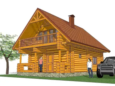 Creative Design-Holiday Cabin-059 3D model