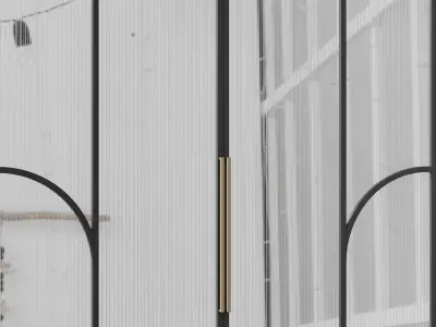 Entrance door set134 3D model