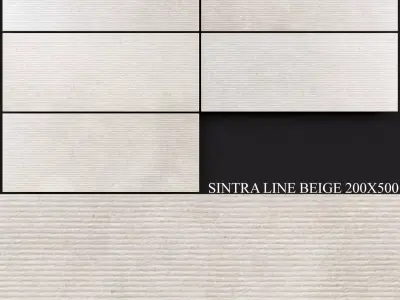 Keros Sintra Line Beige 200x500 3D model