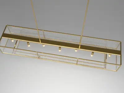 MARAIS LINEAR CHANDELIER 3D model