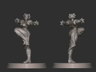 Street Fighter Pack - 11 Characters 3D print model