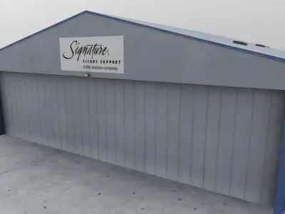 EGCC Signature Hangar Low-poly 3D model