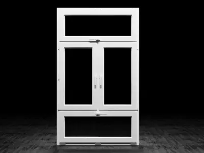 Modern Window Low-poly 3D model