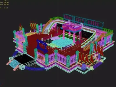 Gang Interior - Advanced Quartermaster Depot 3D model