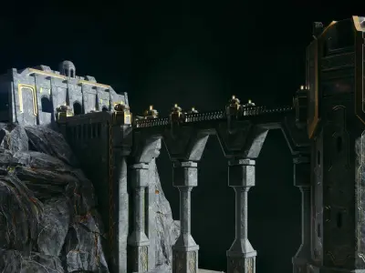 FORGE THE FANTASY Low-poly 3D model