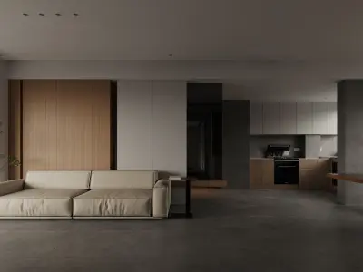 Modern Apartment 3D Model 3D model