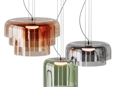 Levels Pendant Lamps 3D model