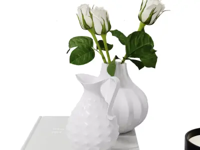 H M Decorative Set 3D model