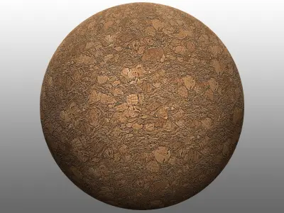 Cork - PBR egg Texture