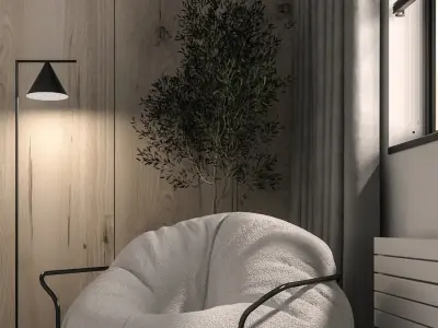 Modern Livingroom 3D model order