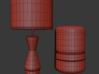 Table Lamp Collection 2 3D model