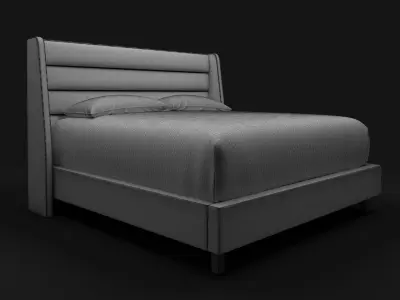 Ivy Lane - King Size Bed 3D model