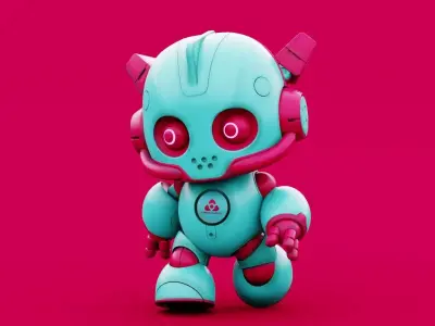 ROBO G-11  Rigged for Unreal Engine - Unity - MIXAMO 3D model