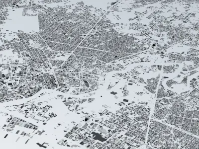 Manila Streets and Buildings 3D model