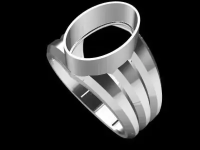 men ring 3dm file 3D print model buy