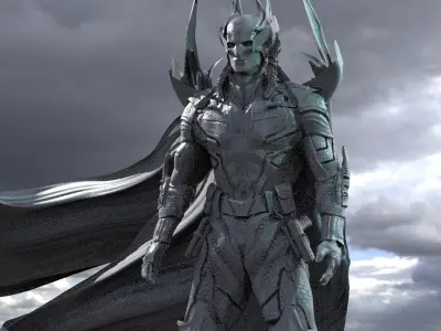 Batman Vlad Vampire Evil Helmet version  3D model