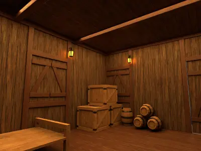 Medieval Fantasy House 06 3D model