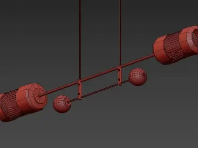 TRAIT LONG 3D model