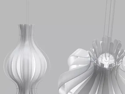 Onion Large Pendant 3D model