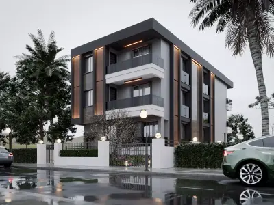 simple building project 3D model