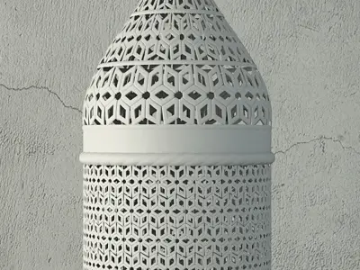 Mila Cylinder Pendant Light 3D model