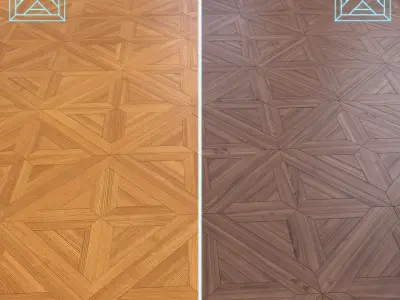 Parquet - Laminate - Wooden floor 2 in 1 Low-poly 3D model 145