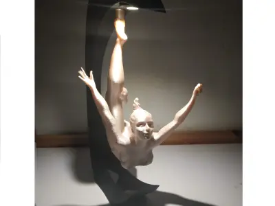 BEDSIDE LAMP - DANCE IN THE LIGHT 3D print model