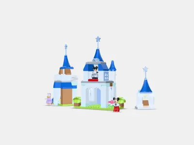 LEGO DUPLO - Disney 3-in-1 Enchanted Castle 10998 3D model
