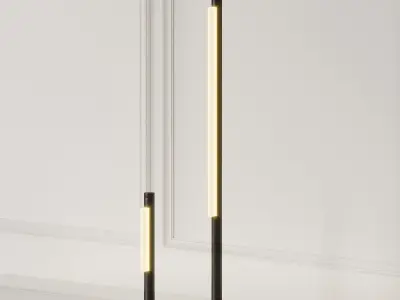 Pipleine Floor 125 Lamp Haute living 3D model