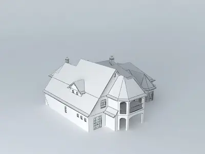 Mansion house Free 3D model