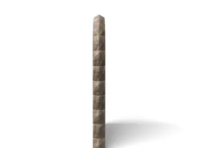 Simple Medieval Wooden Door  Low-poly 3D model