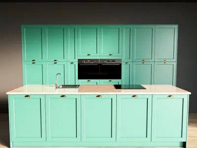 14-Kitchen2 matte 2 3D model