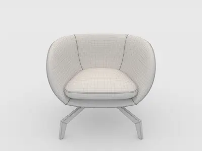 Armchair 40 3D model