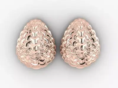 earring solenne 3D print model