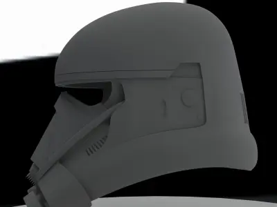 OLD VERSION Death Trooper Helmet 3D print model