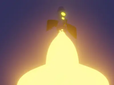 Rocket Launch 3D model