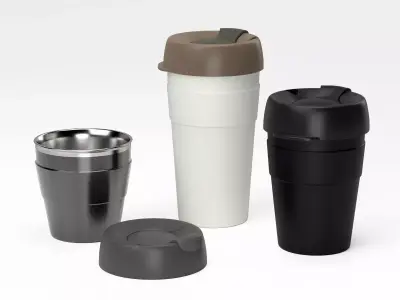 Thermal Coffee Cups 3D model