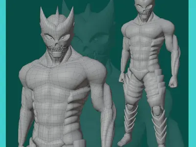 Kaiju No 8 - Hibino Kafka Animation ready Game Ready VRM ready Low-poly 3D model